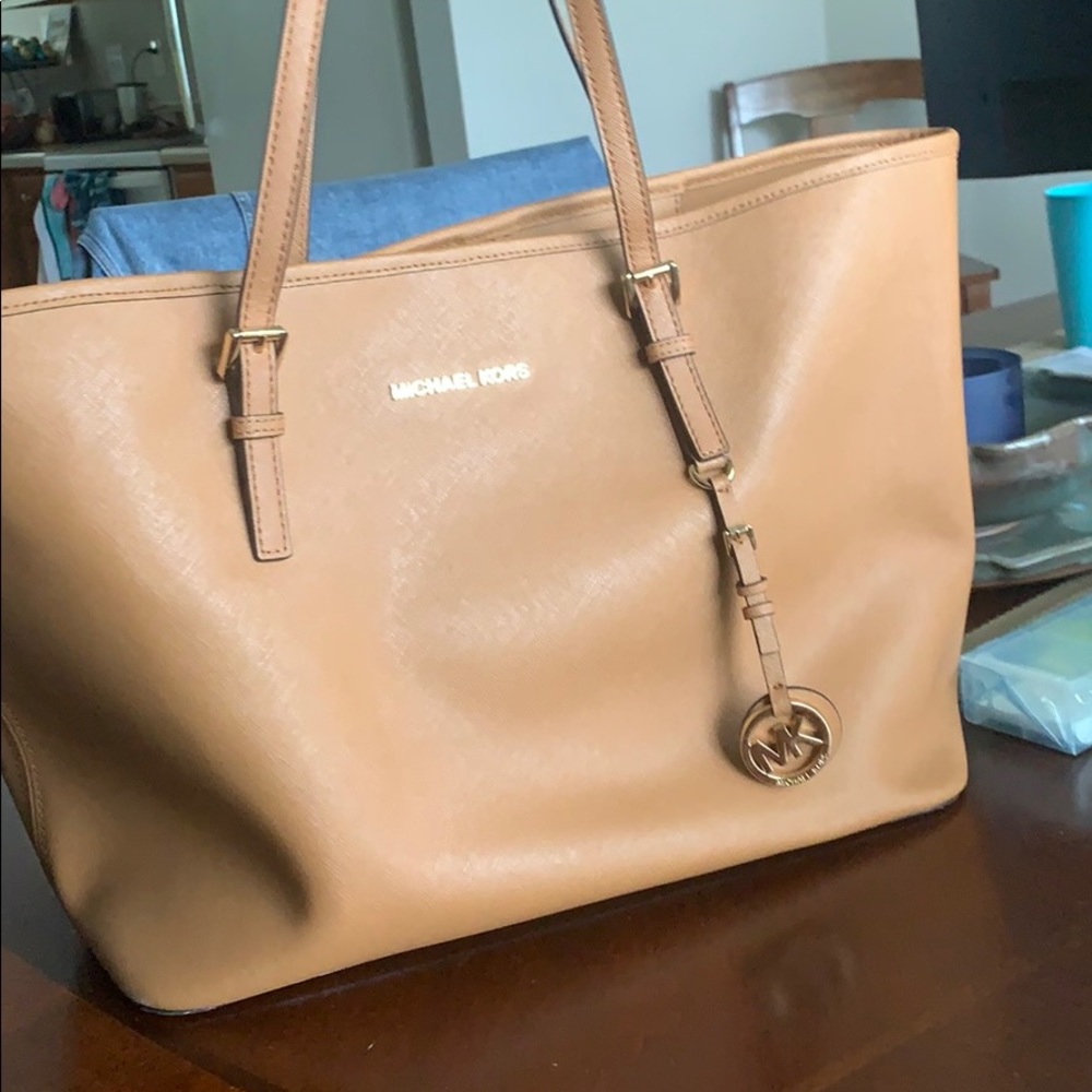 Caramel Michael Kors Tote